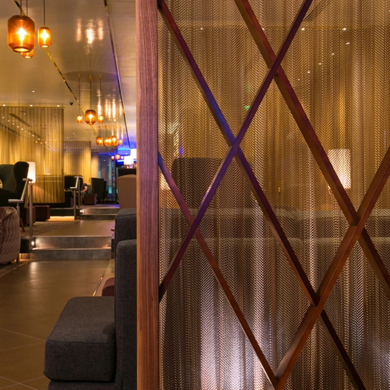 wholesale Aluminium room divider decorative metal screen mesh