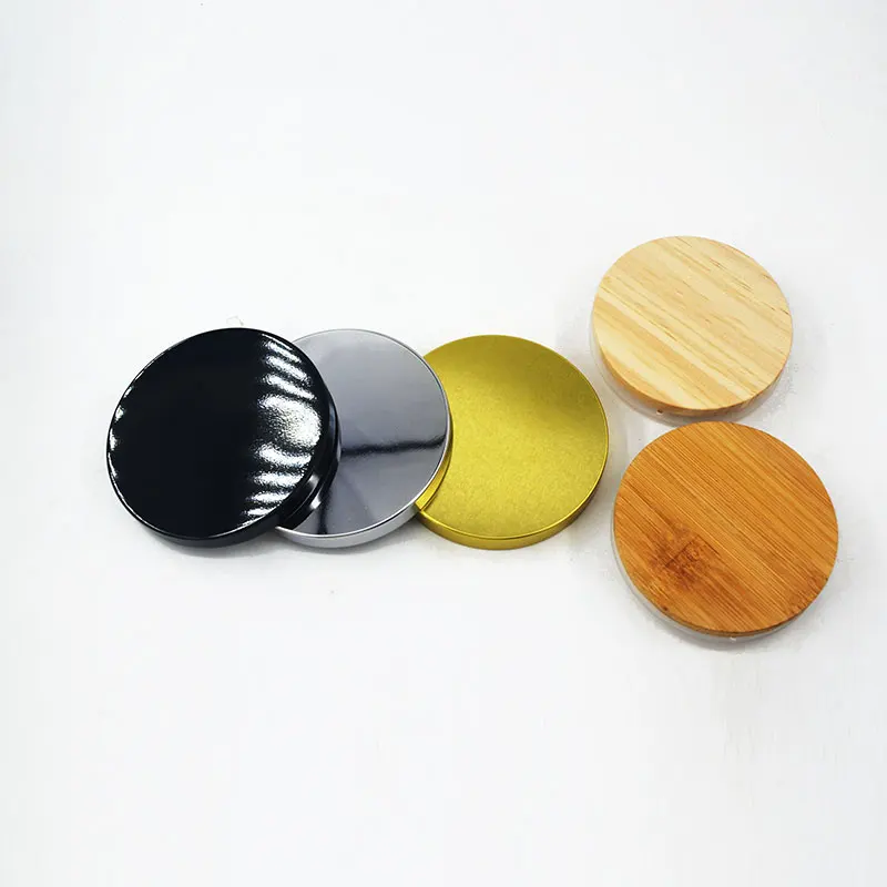 candle jar lid metal in stock with different colors and sizes