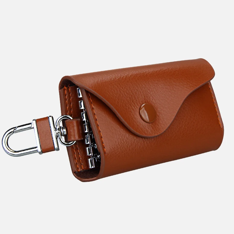 New Gifts Cheap Key Holder Wallet Genuine Leather Key Holder Bag For Multiple Keys Leather keychain