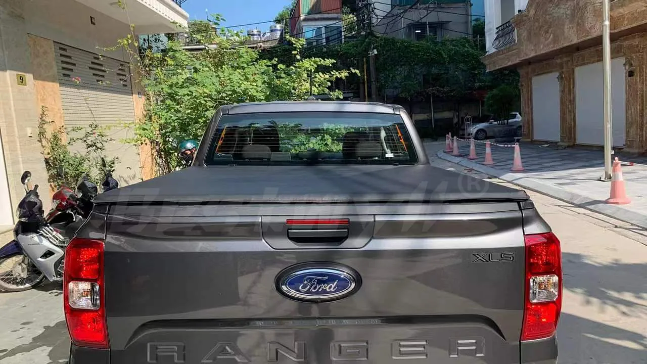 BESTWYLL 4X4 Ute Rollup Soft Top Cover For Pick Up Truck Soft Bed Roll Up Cover Soft Tonneau Cover For Ford Ranger Wildtrak RJ02