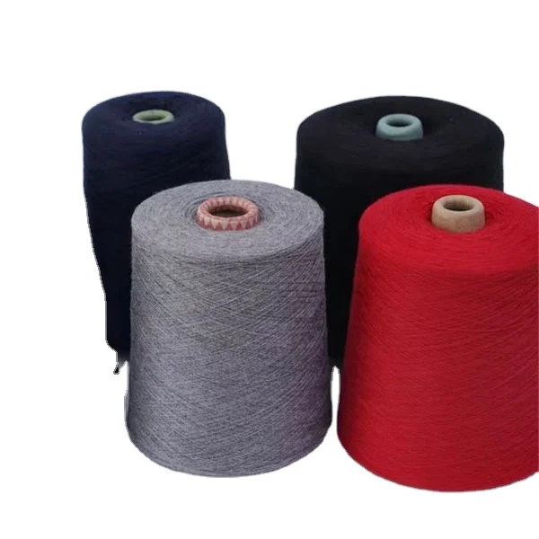 Factory Price Dyed Organic cotton yarn 21S/2 32S/2 Ring Spun