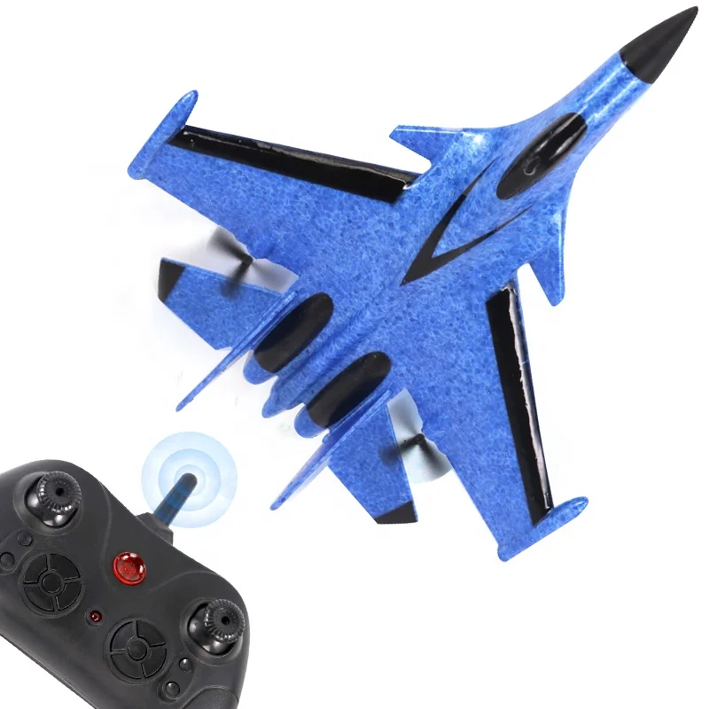 2 4g epp foam gyro r c glider fighter hobby модель vs f16 f22 f35 su27 su35 тренажер пульт дистанционного управления Самолет rtf rc jet