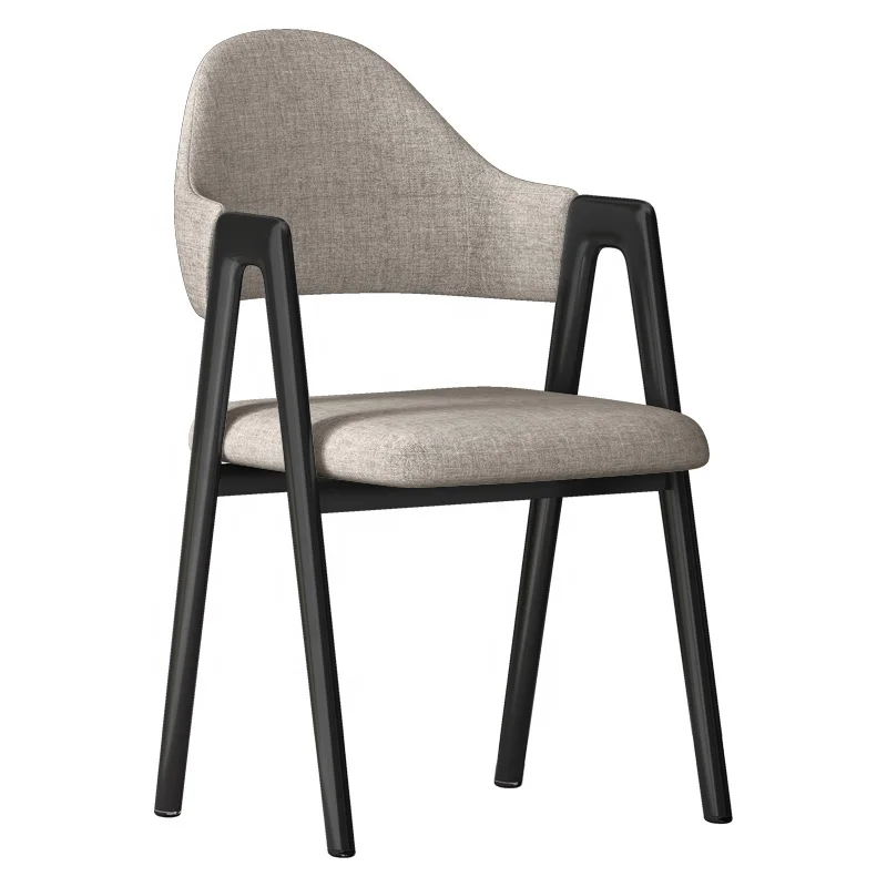 Nordic Simple Dining Chair, Leisure Lazy Backrest Armchair, Light Luxurious Office Chair