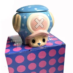 XM One Piece with cover Mario Chopper Mushroom Porcelain Tea Cup Anime 3D Mug Creative Cartoon Milk Ceramic Cups