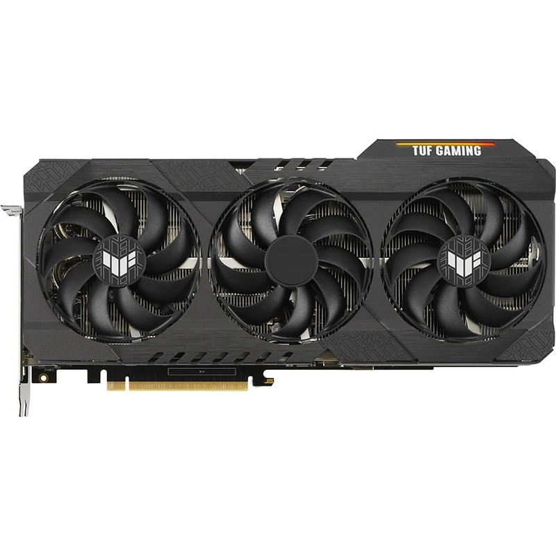 Игровая профессиональная видеокарта TUF GeForce RTX3080 O12G, видеокарта 12 Гб, видеокарта с 3 вентиляторами RTX 3080