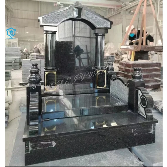 YUANJU Russian gravestones High end cemetery gravestones Customized family gravestones