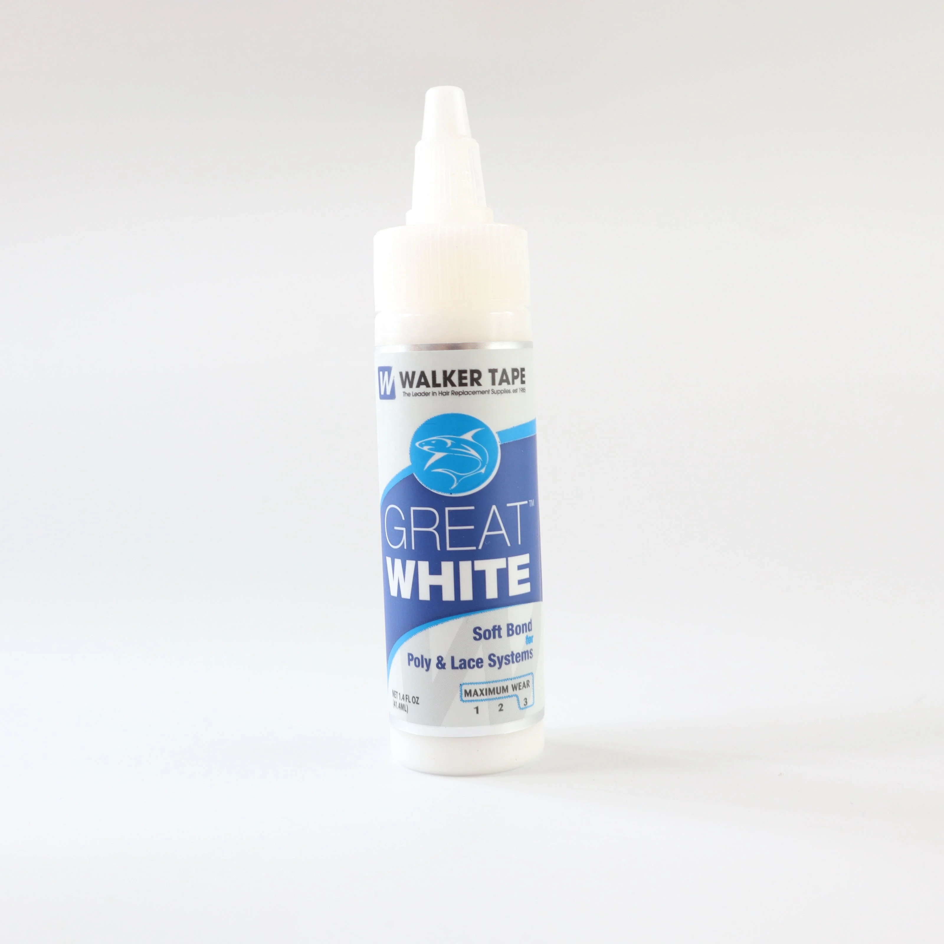 Walker GREAT WHITE SOFT BOND FOR POLY&LACE system,toupee wig ADHESIVE GLUE