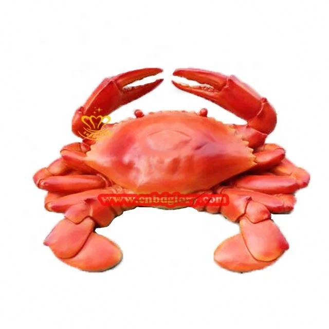 Seafood restaurant Public night scene light Decoration Art design Marine Animal Fiberglass Lobster Sculpture