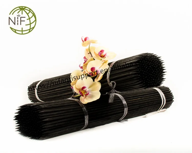NIF Custom Size Colored Painted Bamboo Plant Support Garden Stakes for Flower
