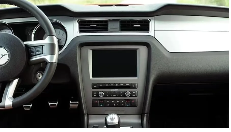 12.1 inch vertical screen style car dvd with Android 9.0 4+64 GB car navigation for Ford Mustang 2010 - 2013 car video player