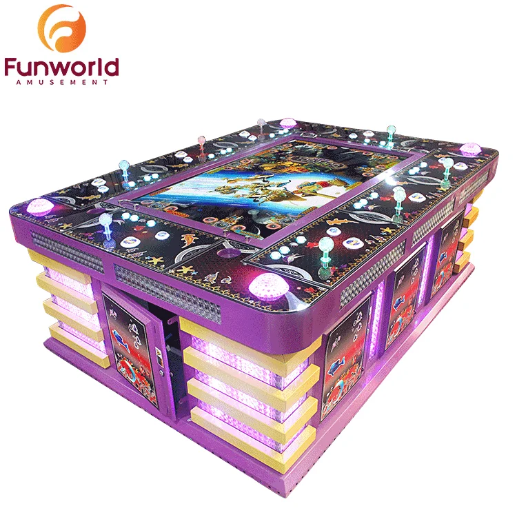 High Quality Fish Game Table 2 3 4 6 8 10 Player Skill Game Fish Table Fishing Machine