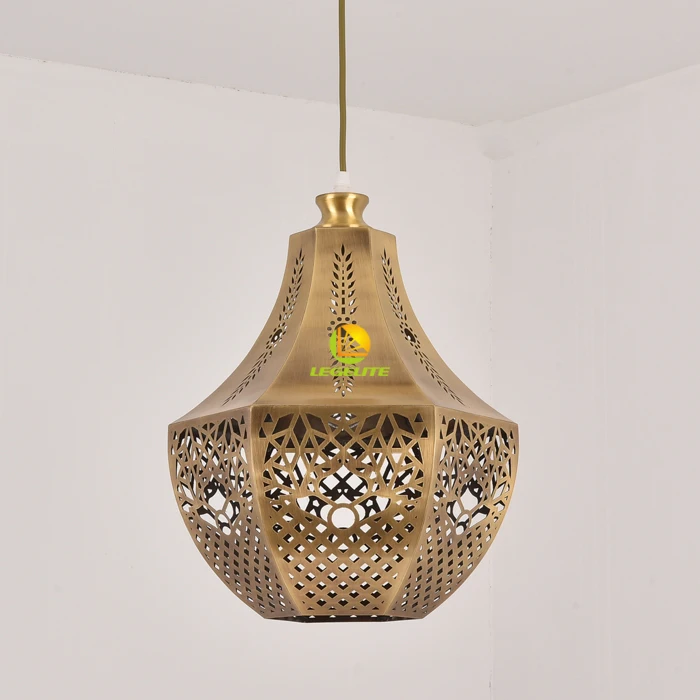 Arabic Lantern Fixture Hotel Chandelier Pendant Lamp Home Decor Turkish Moroccans Lamps Lighting Pendant Light Mosque Chandelier