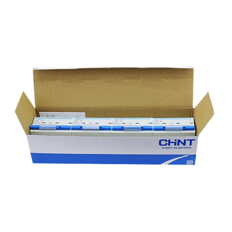 Chint leakage protector DZ158LE-100A/80A high power circuit breaker 1P+N/2P/3P/3P+N/4P mcb circuit breaker