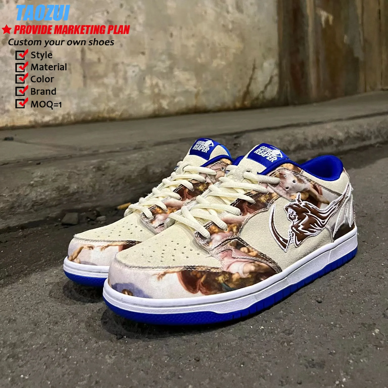 Custom Shoes Fashion Designers Retro Men Shoes Lace Up Men Sports custom brand Shoes Outdoor Basketball Sneakers For Men