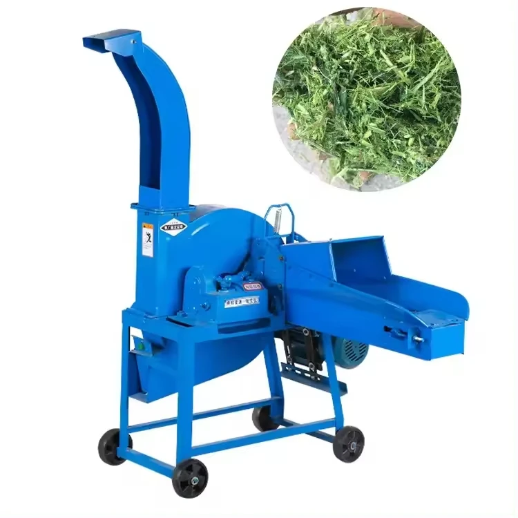 High Yield Hot Sale Mini Multi-function Silage Chaff Cutter Straw Crusher Chopper for Feed Processing Corn