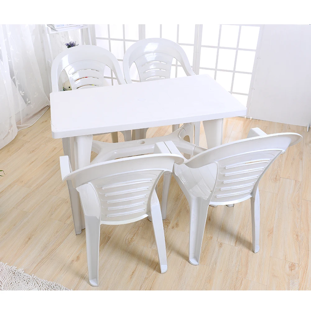 Cheap furniture rectangle banquet restaurant plastic dining table