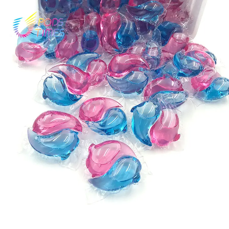 Cherry Scent Long Lasting Fragrance Laundry Detergent Capsules 6 Times Clean Laundry Pods