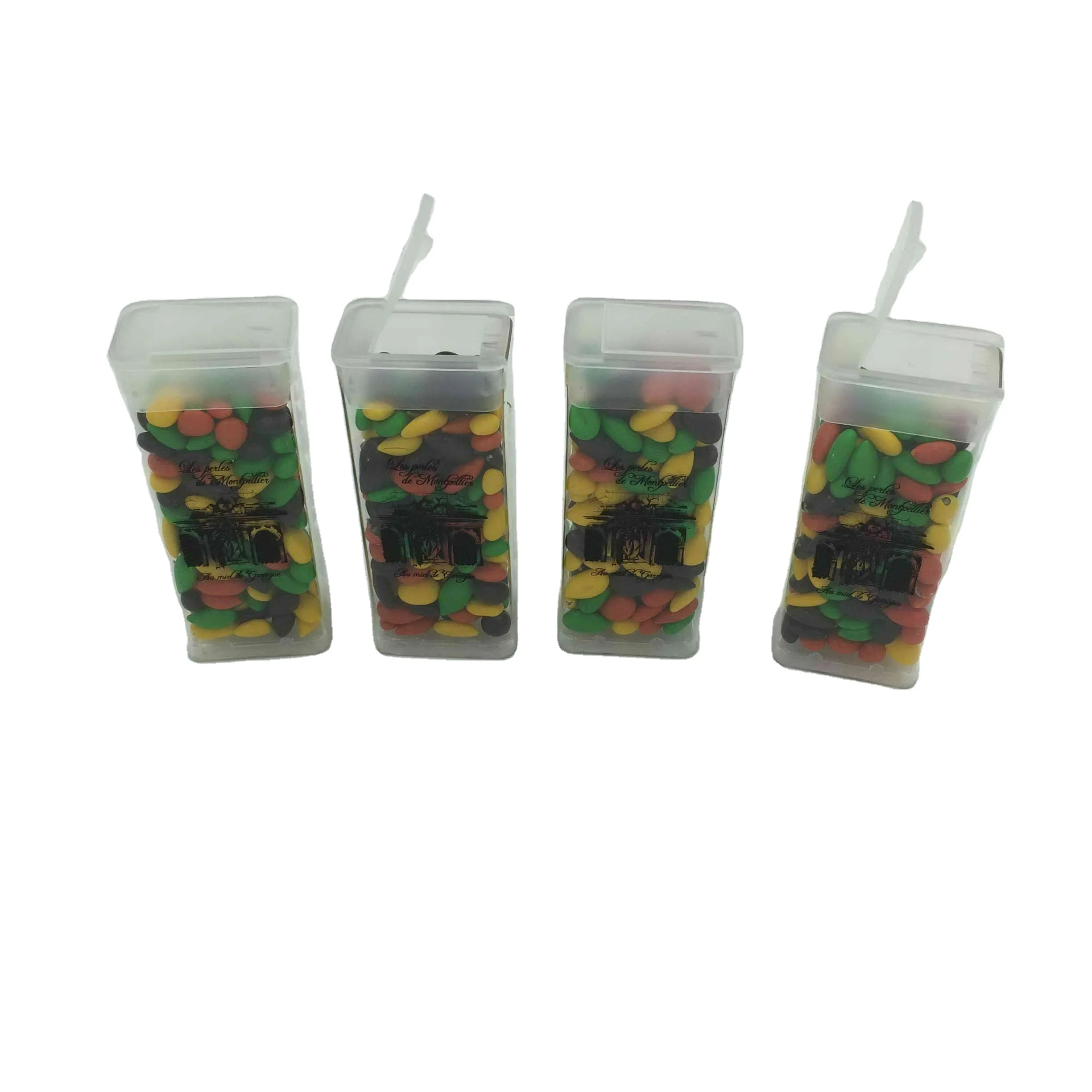 2024 pop Clear Candy Container With Flip Top