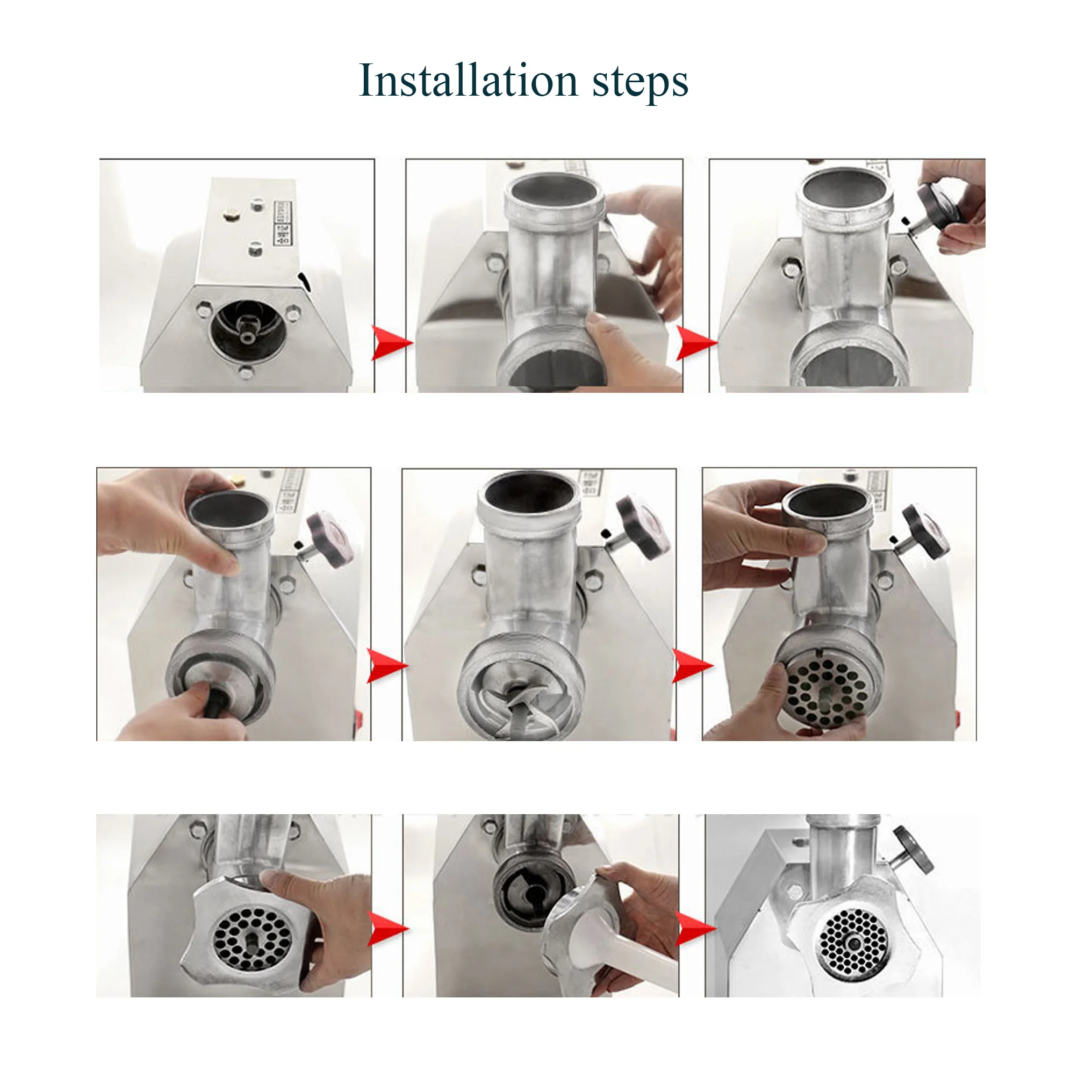 Stainless Steel Professional Industrial Meat Mincer With Best Quality Electrical Meat Mincer