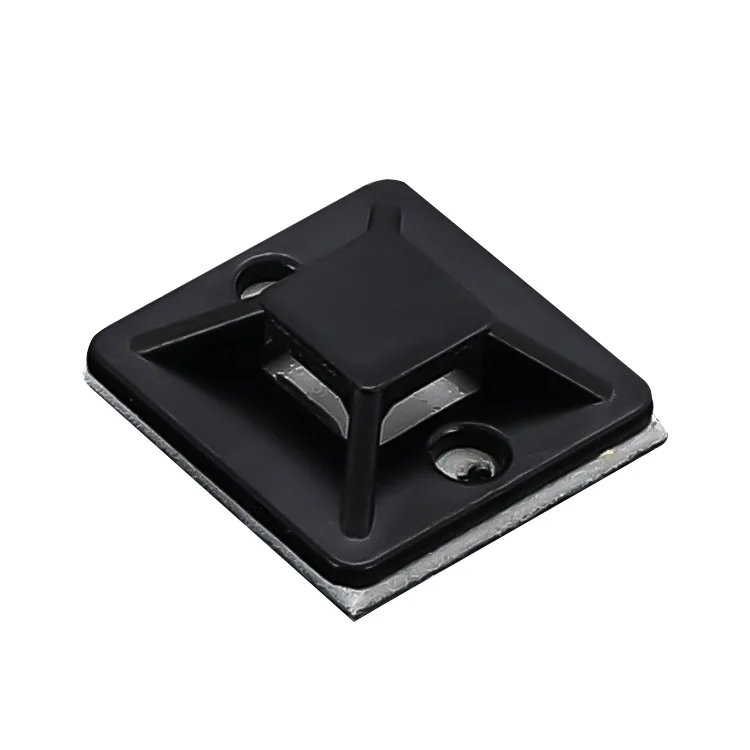 Huaju черный 20*20 мм 3 размера нейлоновые 66 пластиковые настенные прочные крепления для кабельной