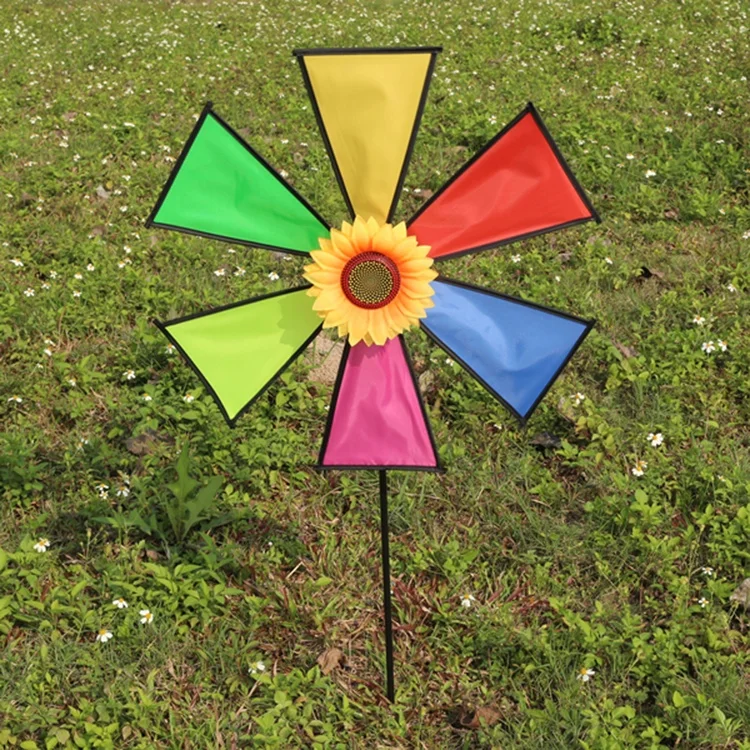 
China Manufacturer Flower Promotional Windmill Toy Popular Toy Plastic Windmill 