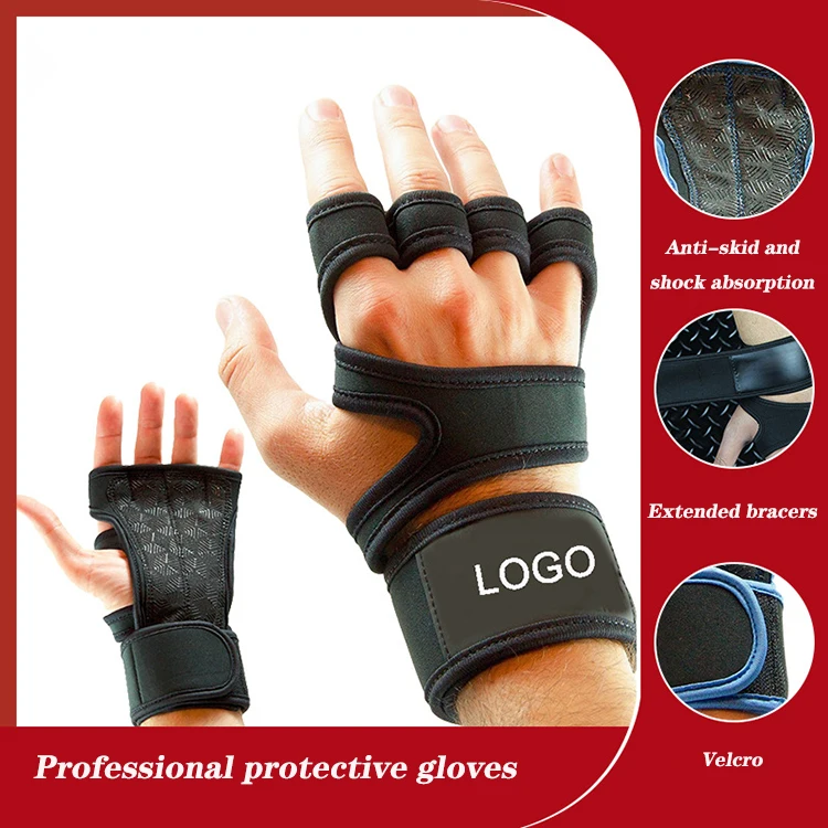 Custom Logo Half Finger New Design OEM Customized Fitness Weight Lifting Sport