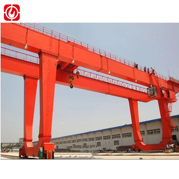 Mobile Gantry Crane Truss Box Type Max Moment 30 ton 50 ton Customized Capacity with Railway Track and Bus Bar