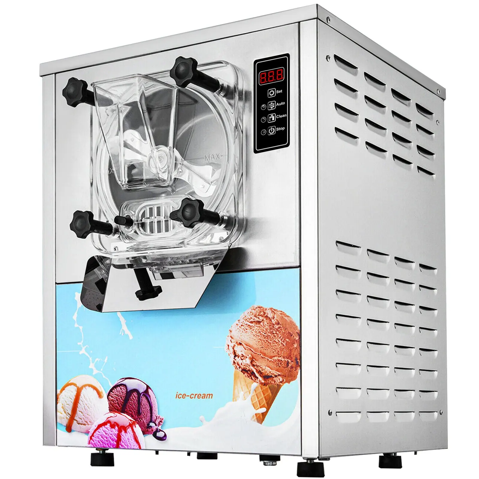SIHAO-116 Free Shipping Commercial Space Saving Low Energy Consumption Hard Ice Cream Machine