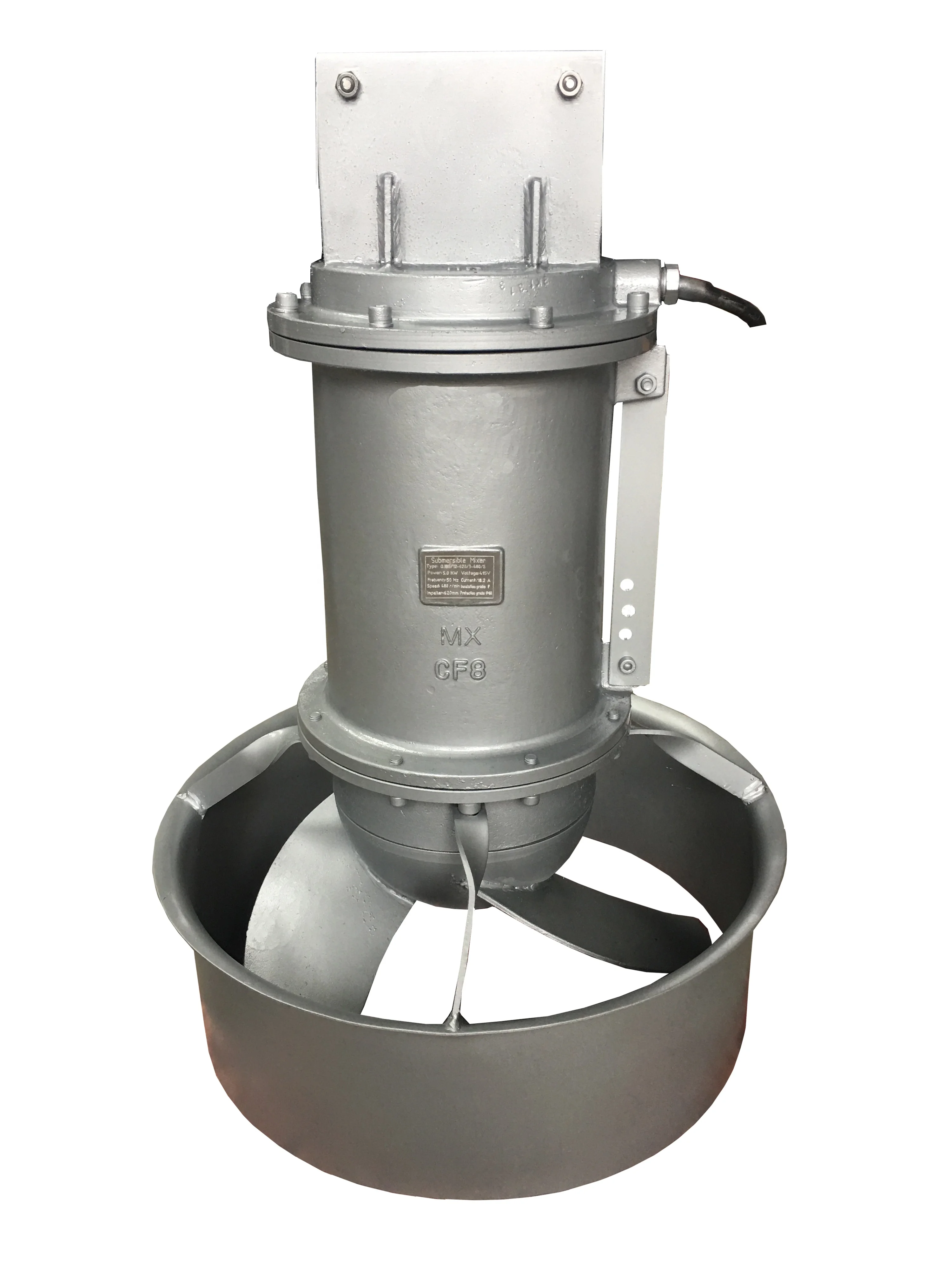 Submersible mixer use on Sewage treatment material on cast iron /SS304 /ss316