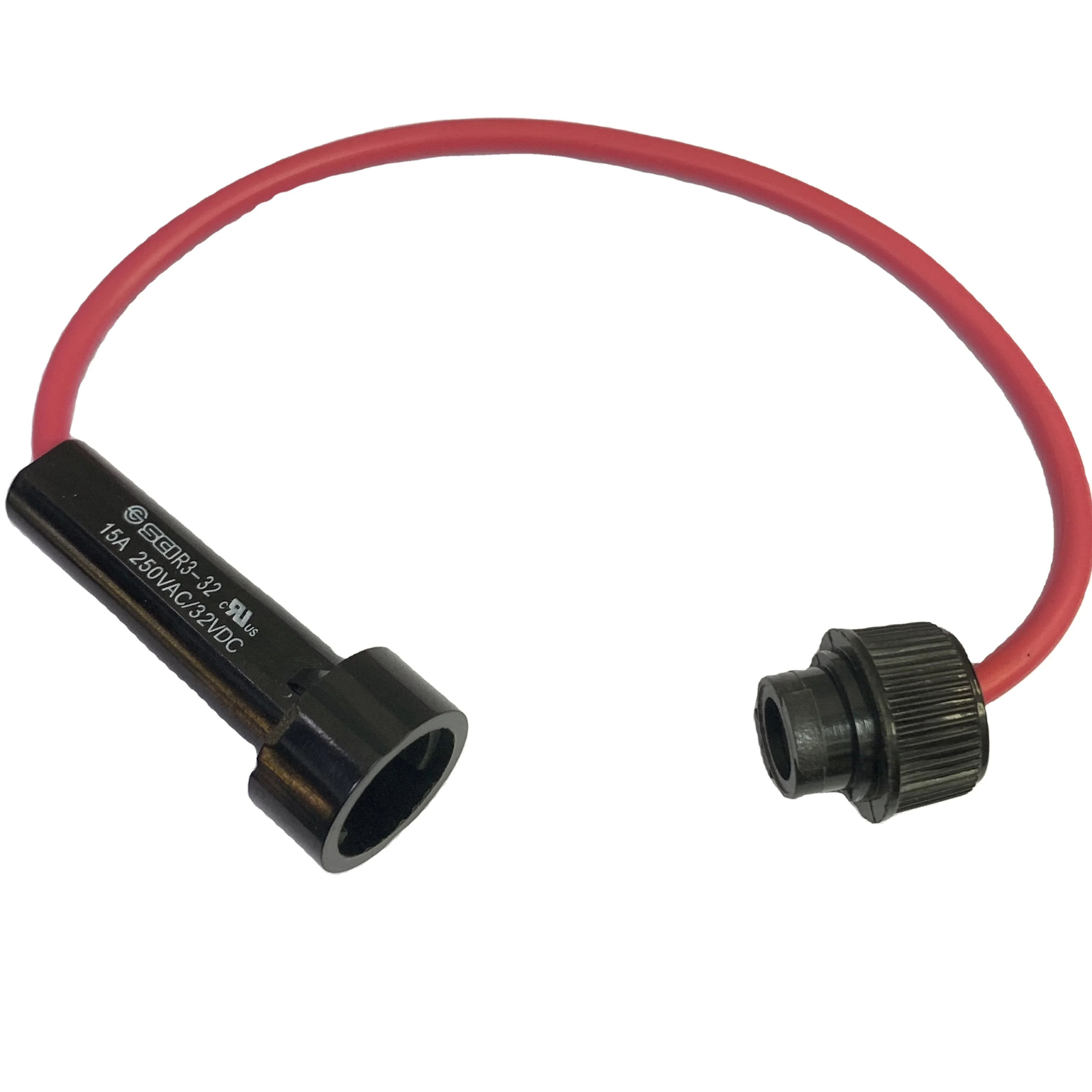 5.2x 20mm 6.35x30mm 6.35x31.8mm fuse R3-32 Serie Screw Type 12 AWG 14 AWG Wire Inline Fuse Holder