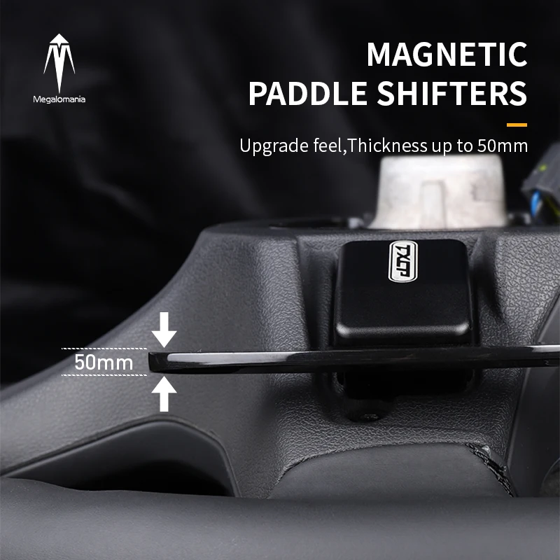 Newly upgraded carbon fiber magnetic shift paddles enhance driving experience, suitable for BMW all models