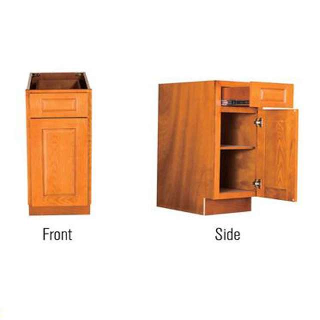 Wood Rta Frame Kitchen Cabinet Natural Solid Wood Door & Drawer Base Cabinets Drawer SLIDE Drawer Basket Handle & Knob Plywood