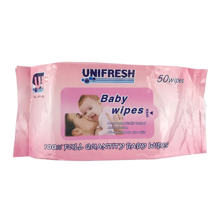 High quality skin care soft spunlace wet wipes for baby