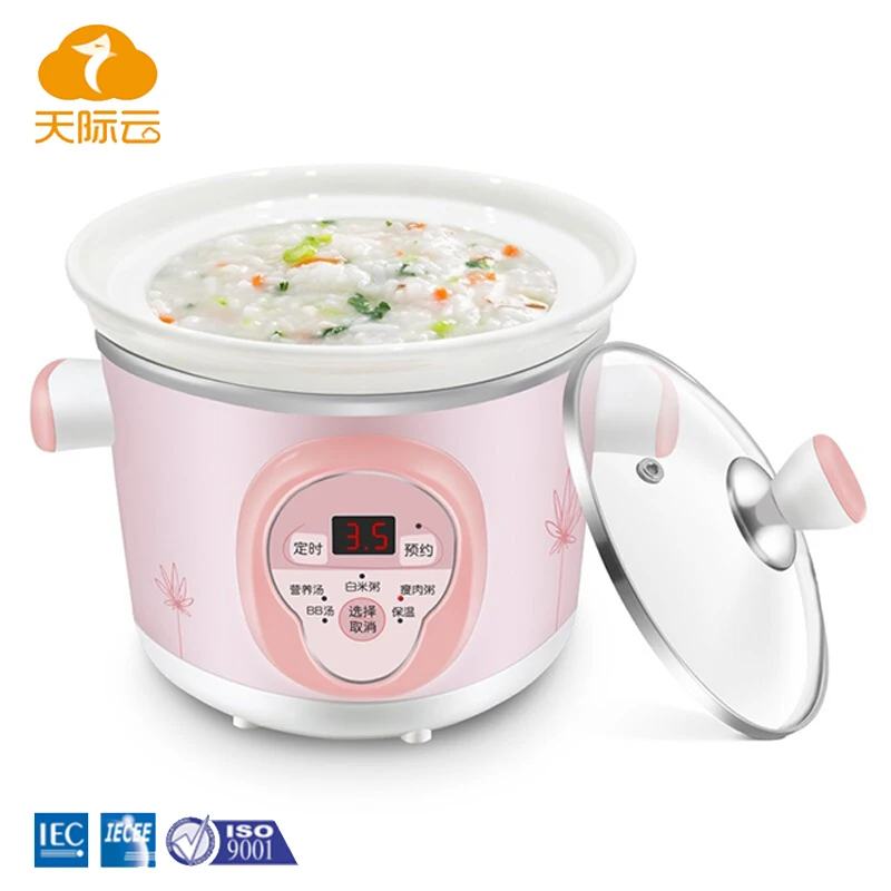 Glass top electric cooker mini electric multi cooker portable electric ceramic slow cooker