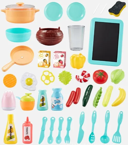 Hot-selling Pretend Play Sets with Music Simulation Kitchen Toy for Kid