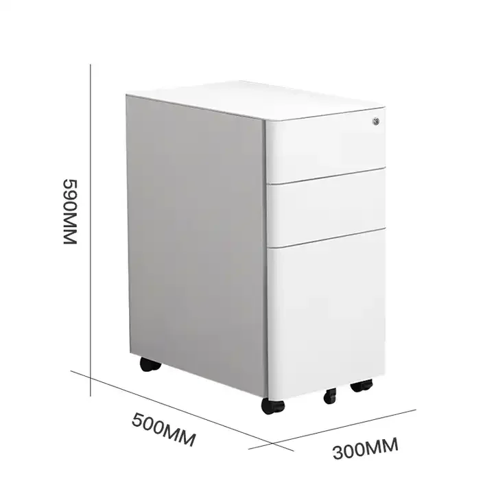 Hot Sell Movable 3 Drawer Storage Cabinet With Wheels