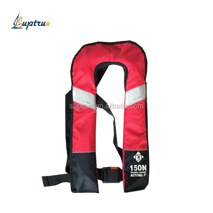Custom logo Wholesale Black automatic Inflatable PFD Life Jackets for sale