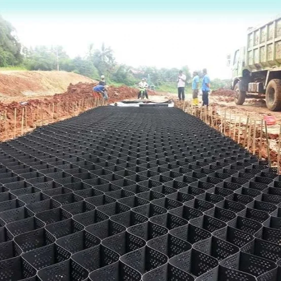 SDM Заводская низкая цена защита дорожного склона HDPE пластиковый гравийный Стабилизатор geocell