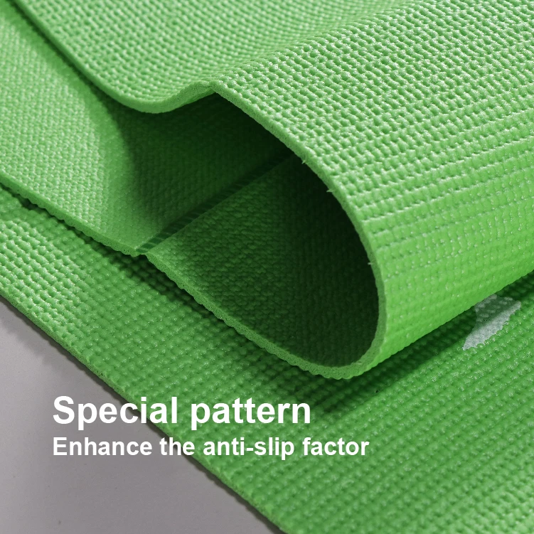 Best Quality Unique Customized logo Foldable instructional PVC Yoga Mat