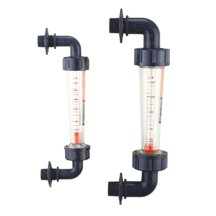 SENTEC Flange Rotameter Flowmeter DN4~100 LZS Pipe Plastic Tube Float Flow Meter for Air Gas Water Liquid