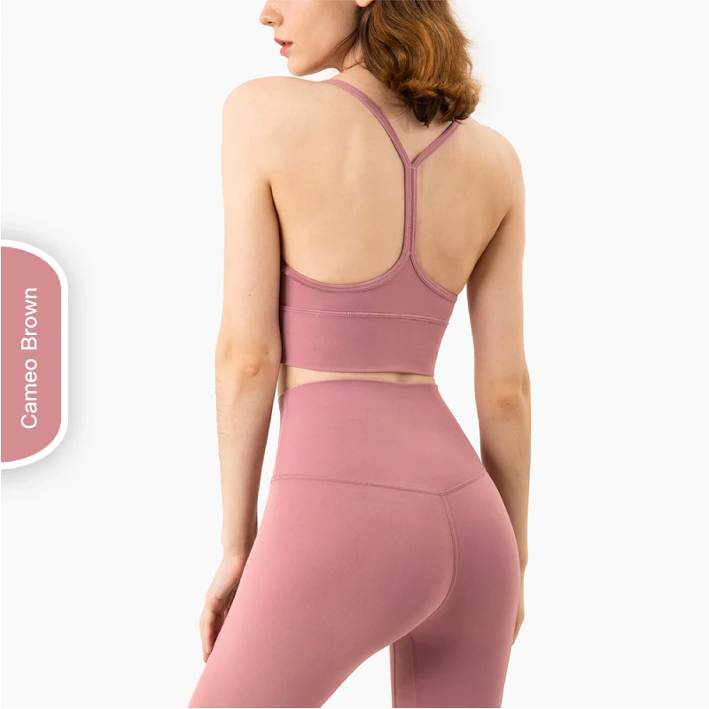 High elastic  Y-shaped beauty back sexy gather slim yoga vest
