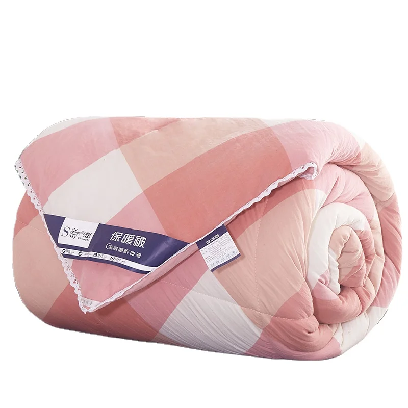 Factory Wholesale New Style Winter Washable Cotton Quilt Bed Sheet Fabric Anti-Static Quilt