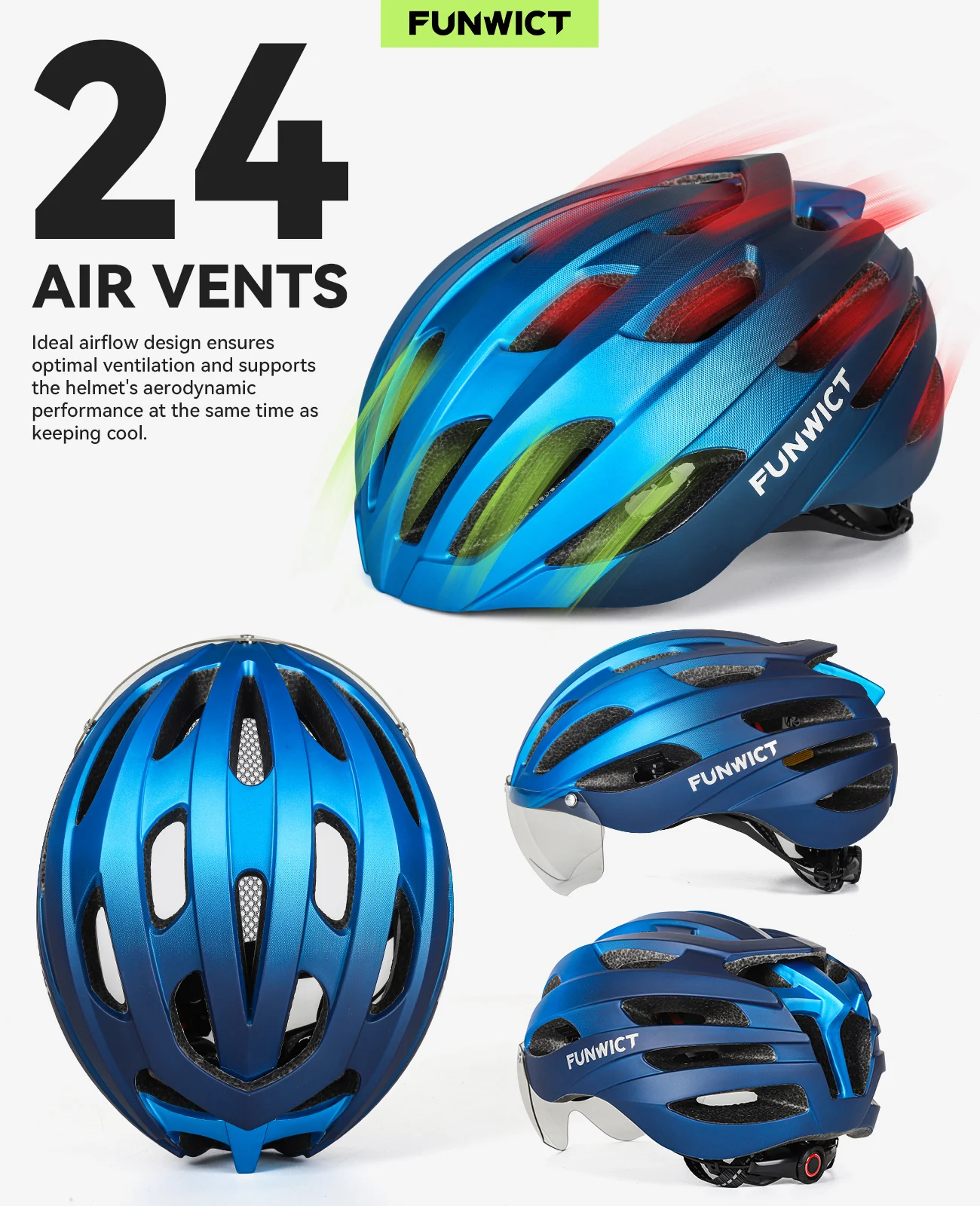 FUNWICT sports goods protective adjustable bike helmet pads wrist guard kids bicycle knee pushbike helmets skin cycling helmet