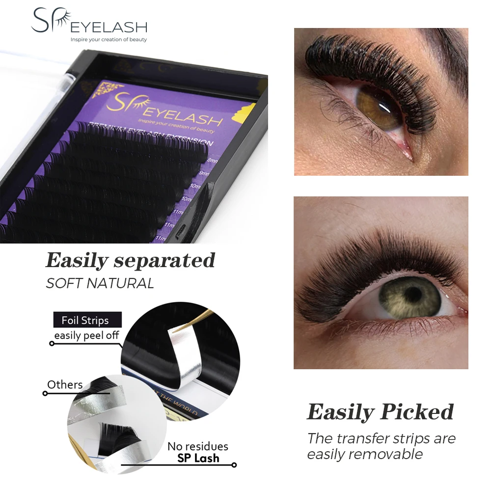 Wholesale cashmere individual lash extensions premium matte dark black private label volume korean silk mink eyelash extension