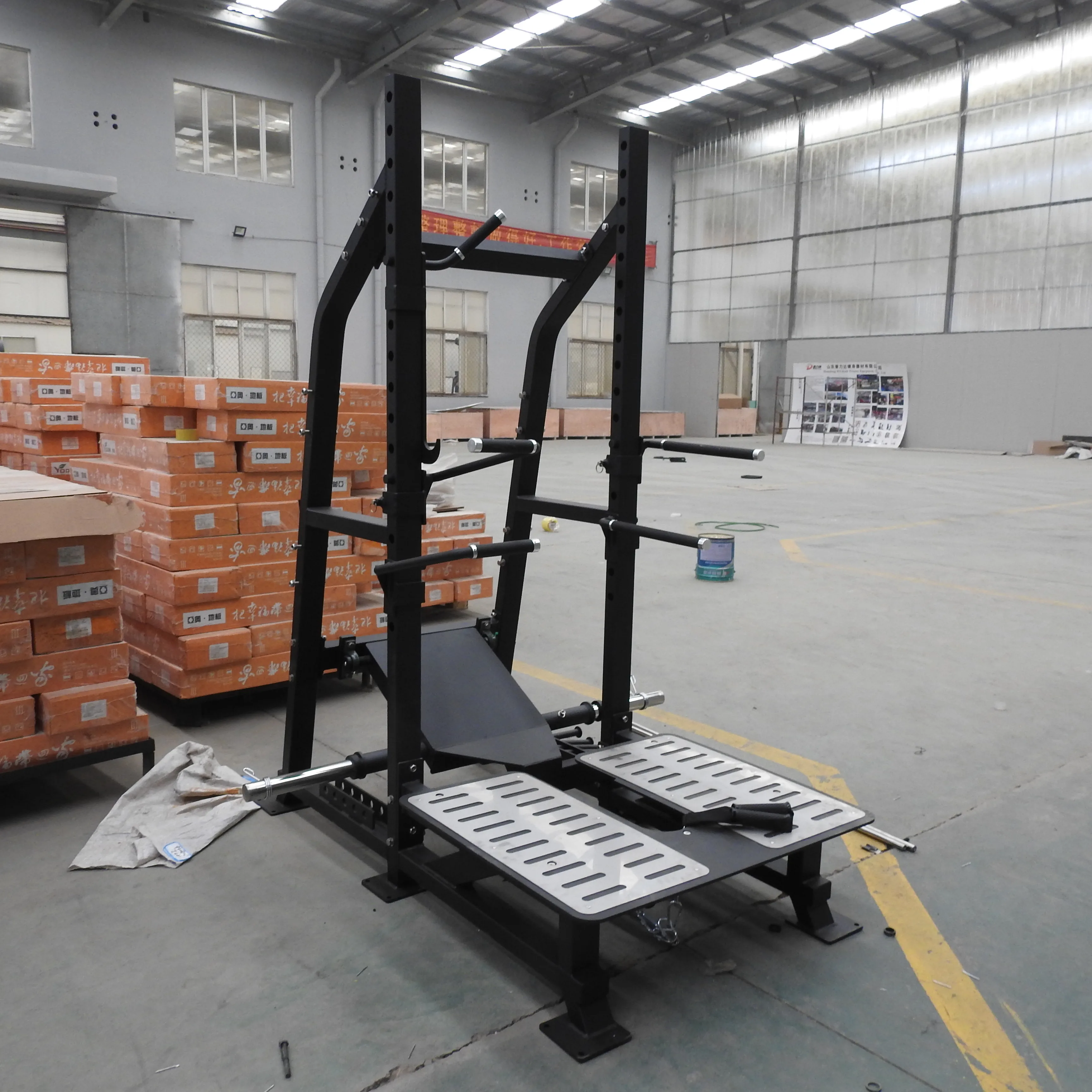 Fitness Equipment Plate Loaded Hip Belt Squat Machine Pit Shark Short Frame Belt Squat Body Weight Machine