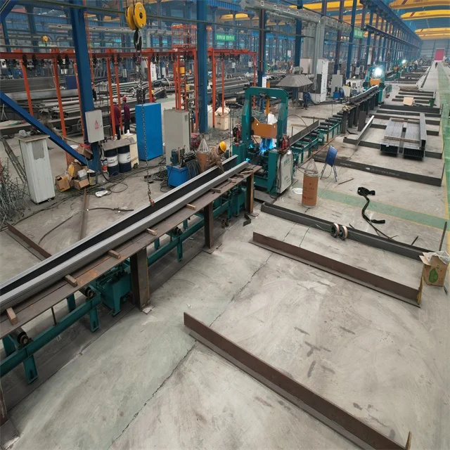 kasry Chinese manufacture T / I / H Beam Welding Line Steel Structure Fabrication Equipment H Beam Automatic Welding Machine