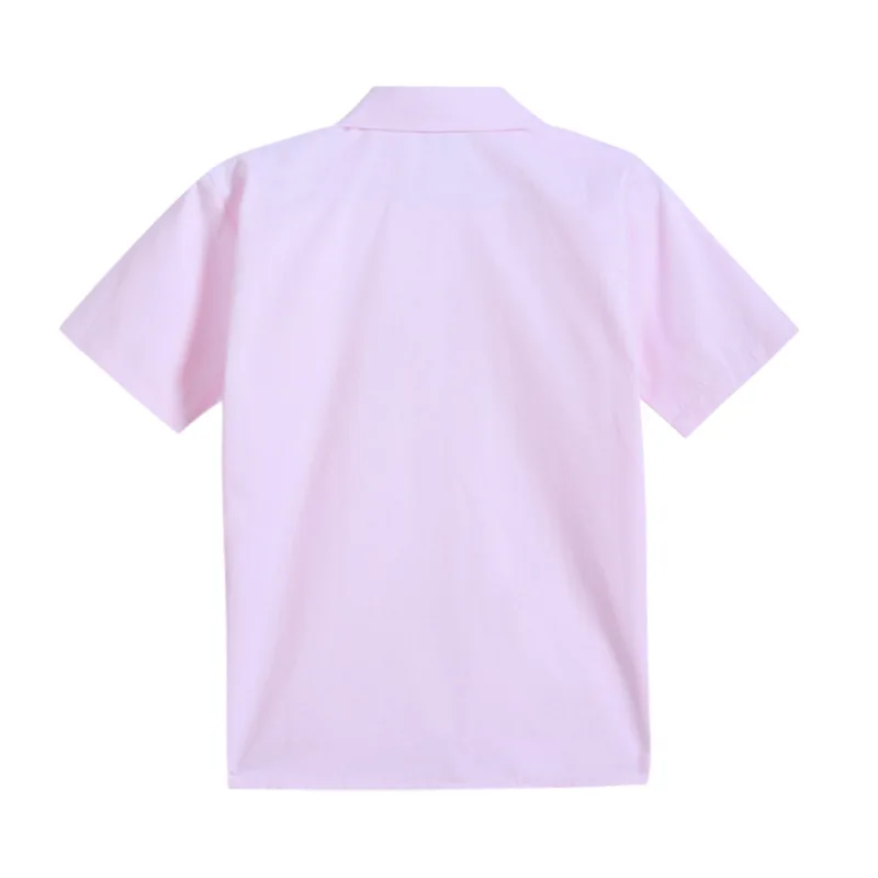 
Design bulk Embroidery Logo 100 Cotton White shirt School Uniform For school kid Children 