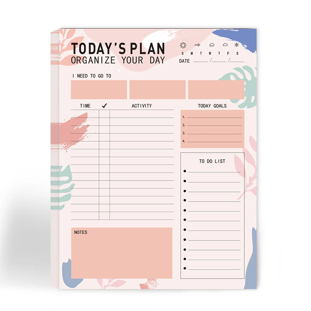 Time Management Plan Memo Book  Daily  Weekly Monthly Simplified Instagram Wind Self Discipline Schedule