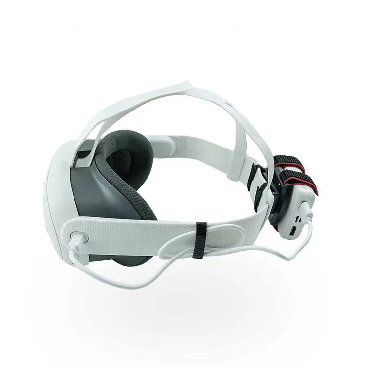 VR Chargers Fixed Strap for Meta Quest 3 Accessories Fixed on VR Headset Strap Available for Elite Bands