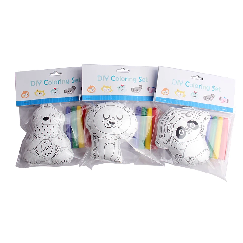 Interwell Customized High Quality Office Stationery Set Creative Animal-Themed DIY Coloring Gift Items School Items